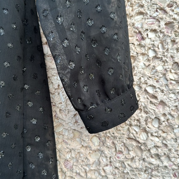 American Eagle Outfitters Sheer Polka Dot Dress - Picture 4 of 7